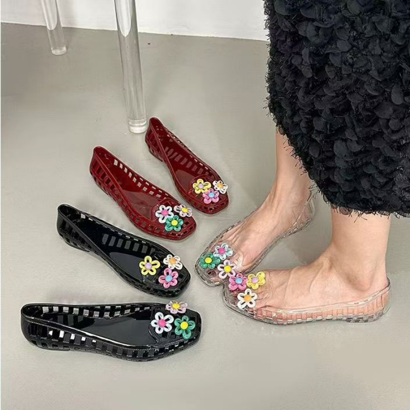 Women Accessories Jewelry - Sapatos de gelatina vazados estilo kawaii