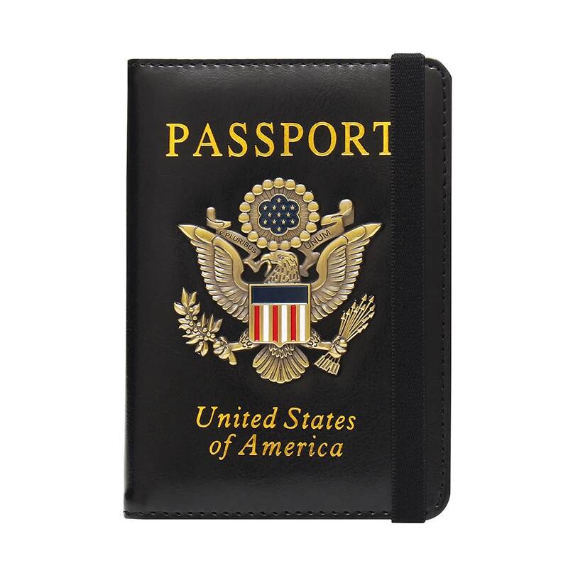 Women Accessories Usa - VM FASHION KISS EUA Rfid Passaporte