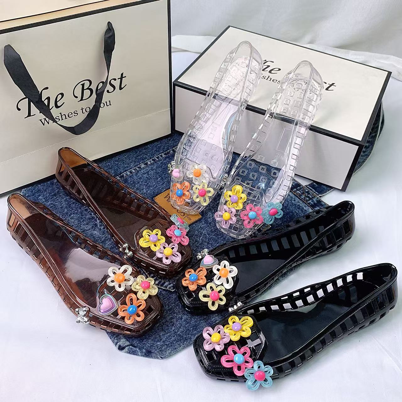 Women'S Accessories For Shoes - Sapatos femininos da moda geléia sapatos