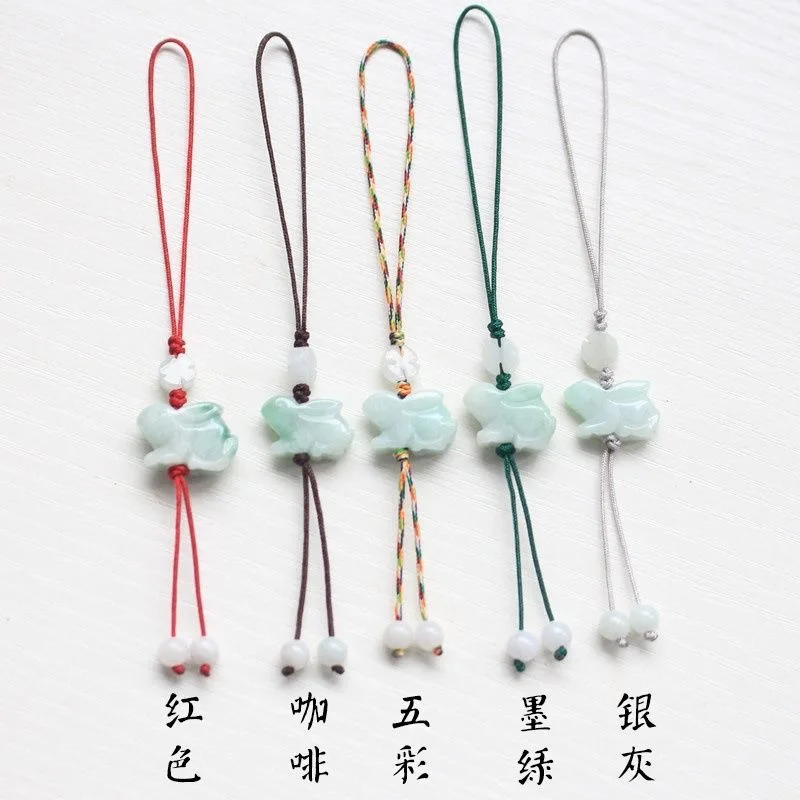 Women Accessories For Hand - Personalização natural esmeralda coelho chinês diy