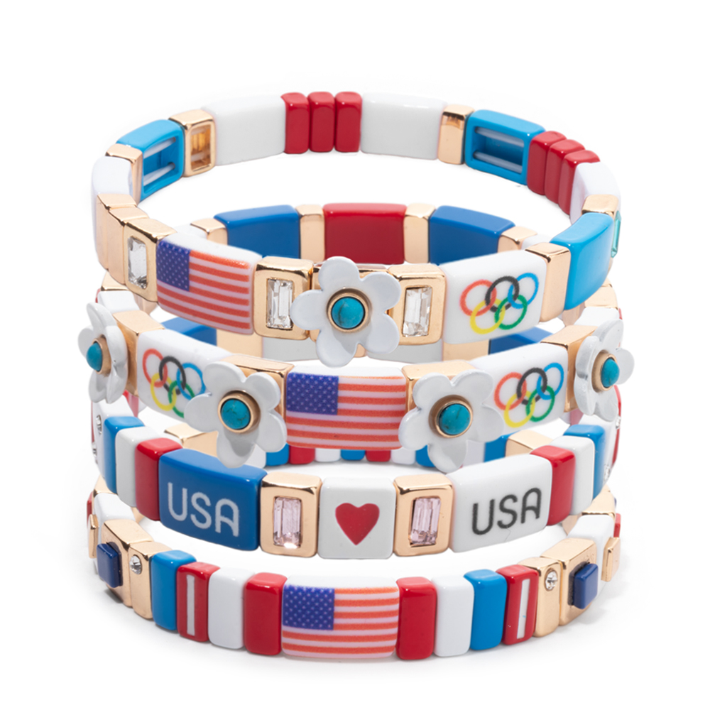 Women Accessories Usa - Novas Pulseiras Patrióticas 2026 para Mulheres: