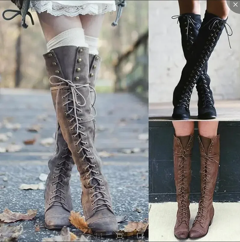 Women'S Accessories For Shoes - Traje medieval botas de cavaleiro viking