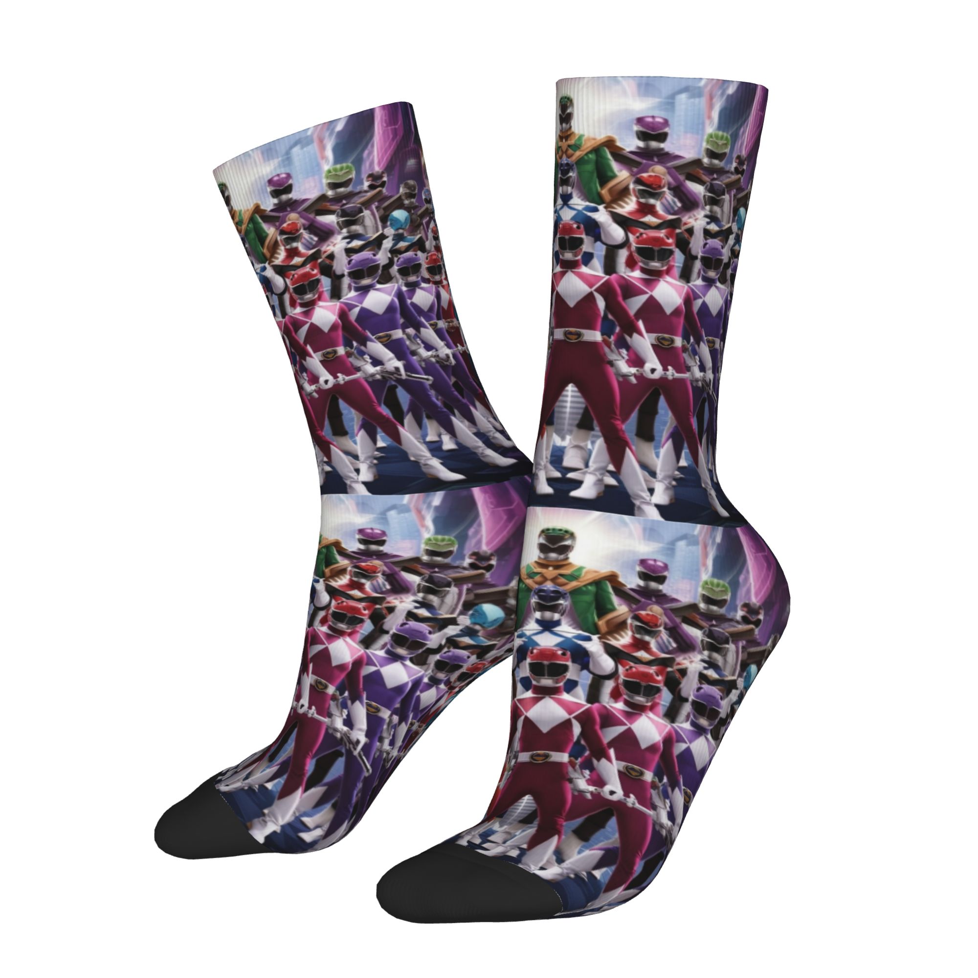Women'S Accessories In The 90S - Crazy Design Power R-Ranger 90s Meias