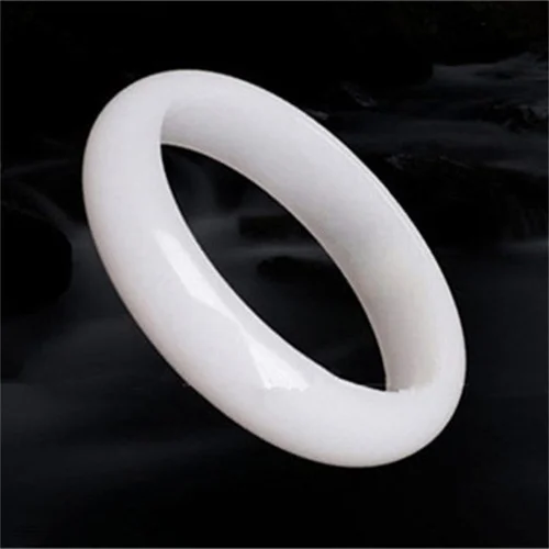 Pulseira bangle jade branca na - Women Accessories For Hand avaliação e preço