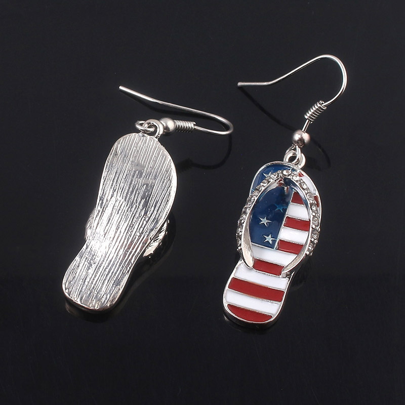 Brincos de bandeira americana, - Women Accessories Usa avaliação e preço