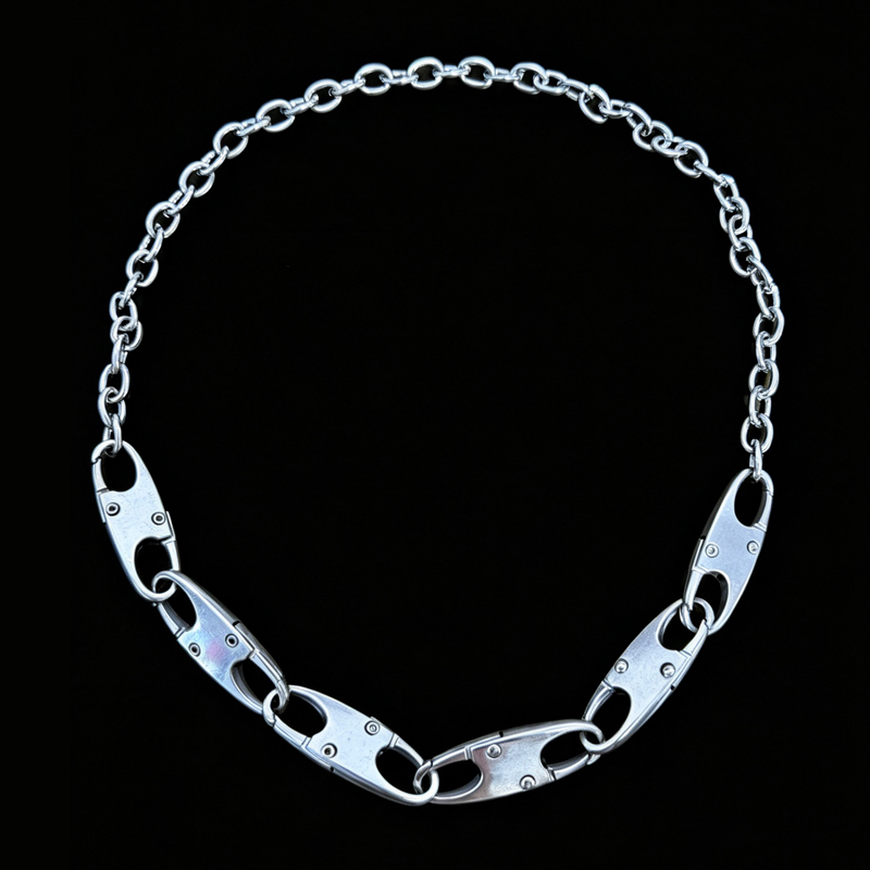 Colar de Corrente com Fivela E - Women'S Accessories In The 90S avaliação e preço