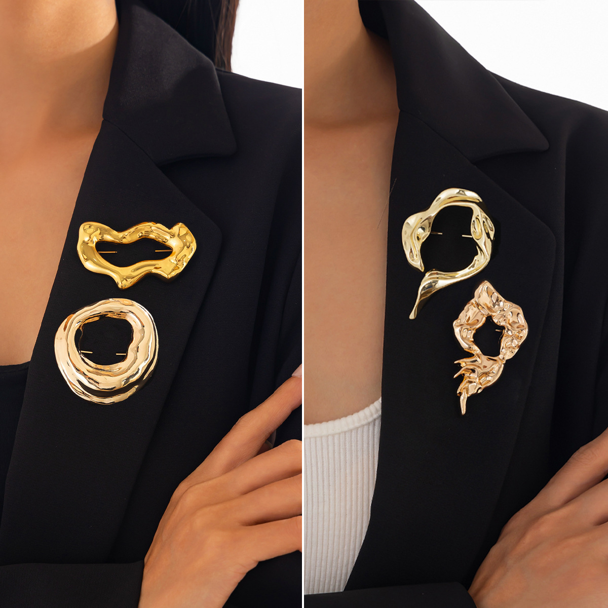 Novos Broches Irregulares da M - Women Accessories Jewelry avaliação e preço
