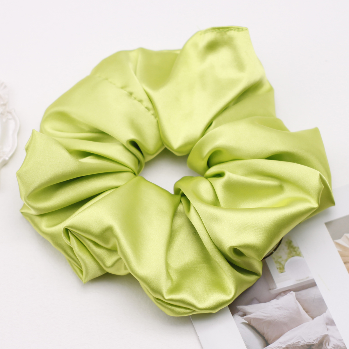 Lystrfac mancha de seda grande - Hair Tie Velvet avaliação e preço