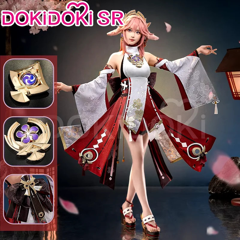 Lqin estoque yae miko cosplay  - Women'S Accessories For Shoes avaliação e preço