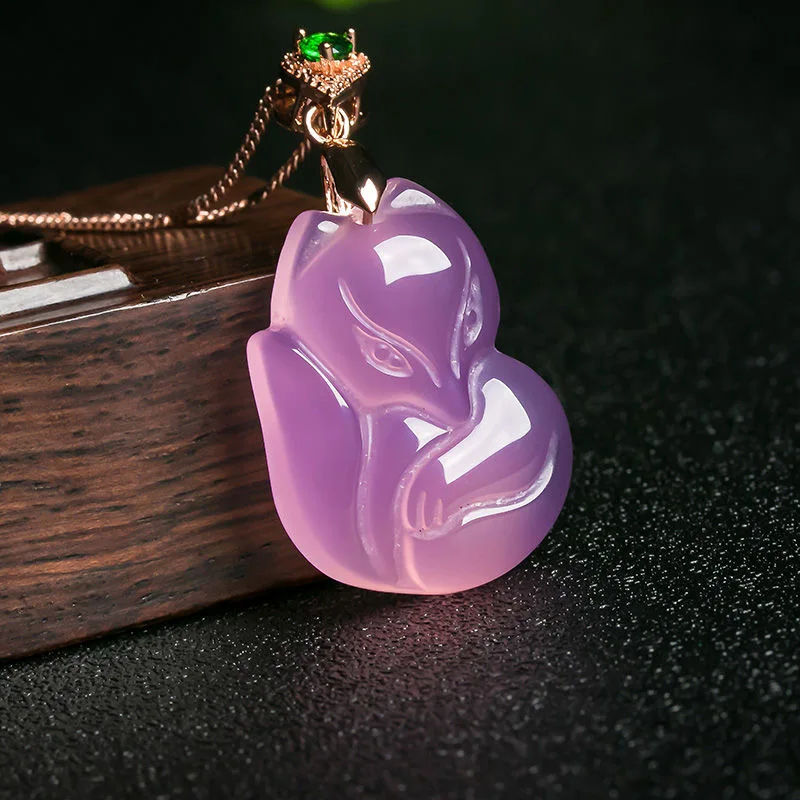 Colar pingente de ágata roxa n - Women Accessories For Hand avaliação e preço