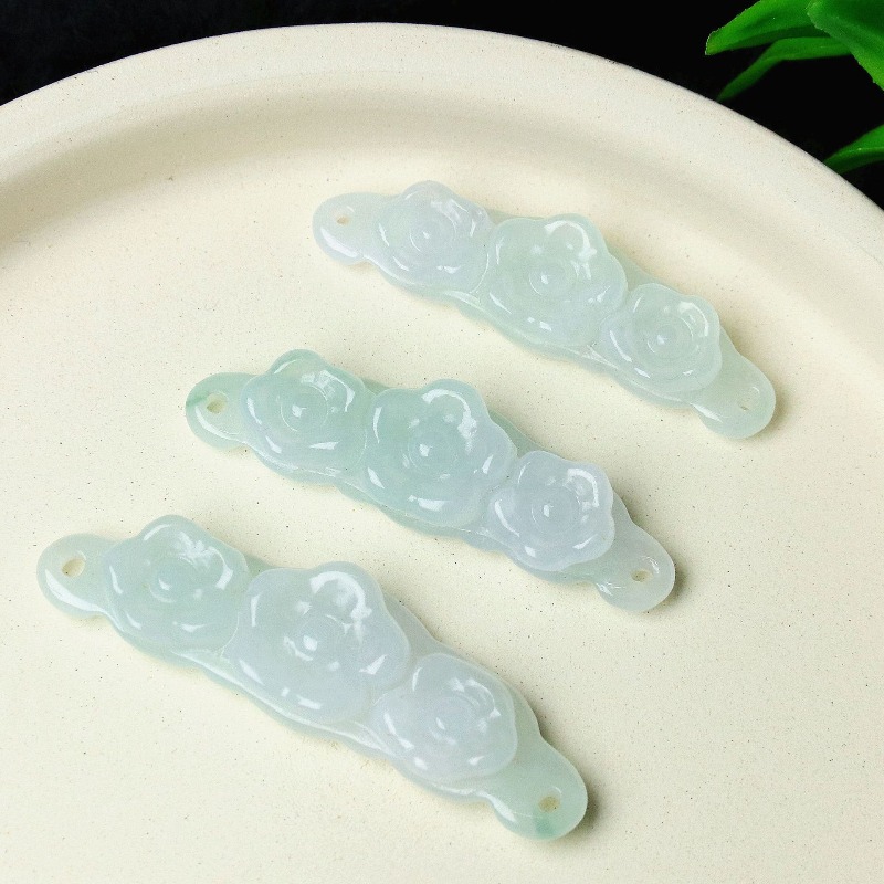 1 peça de Flor de Jadeíta Natu - Women Accessories Jewelry avaliação e preço