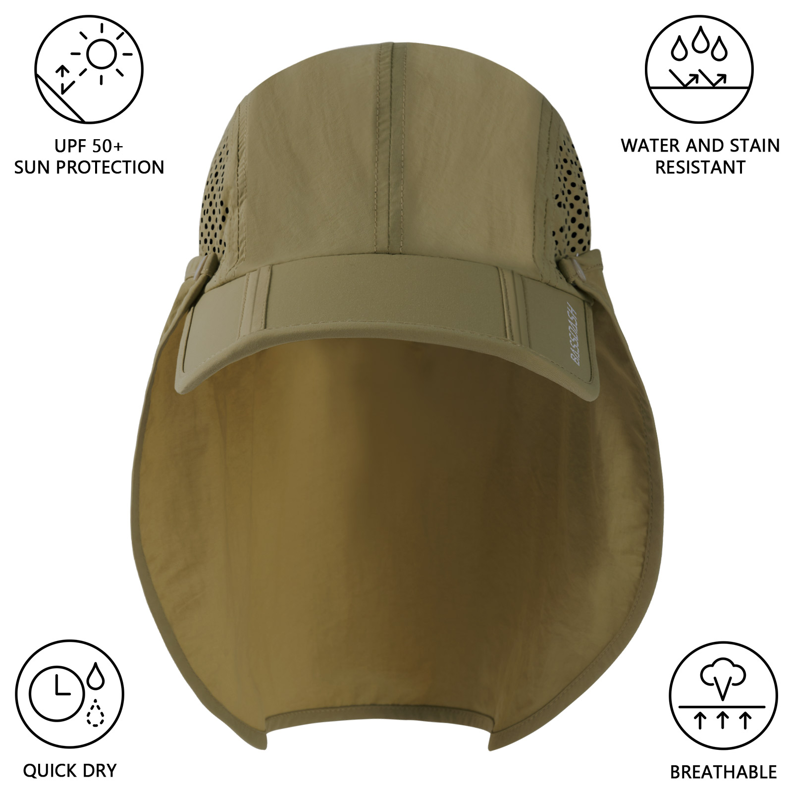 BASSDASH-Chapéu de pesca dobrá - Women'S Golf Accessories avaliação e preço
