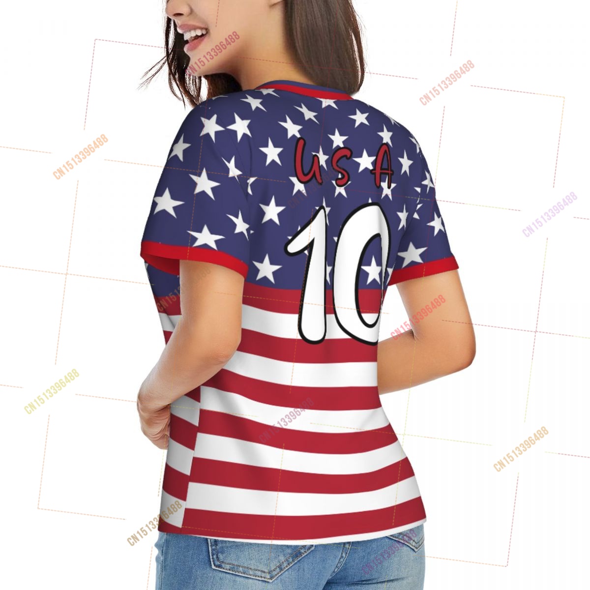 Camisetas Femininas Patriótica - Women Accessories Usa avaliação e preço