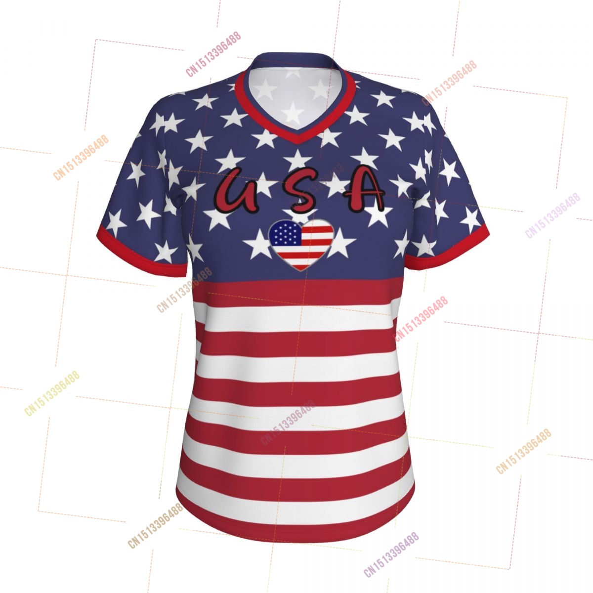 Camisetas Femininas Patriótica - Women Accessories Usa avaliação e preço