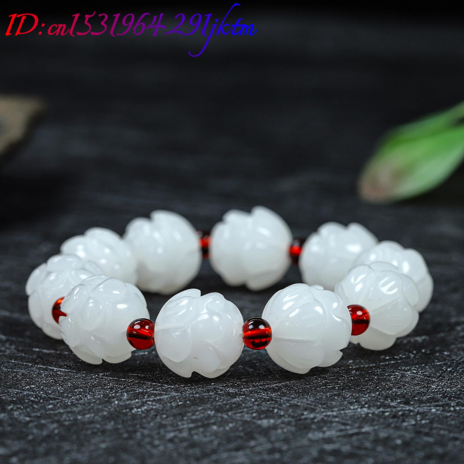 Pulseira de Jade Real Branca c - Women Accessories Jewelry avaliação e preço