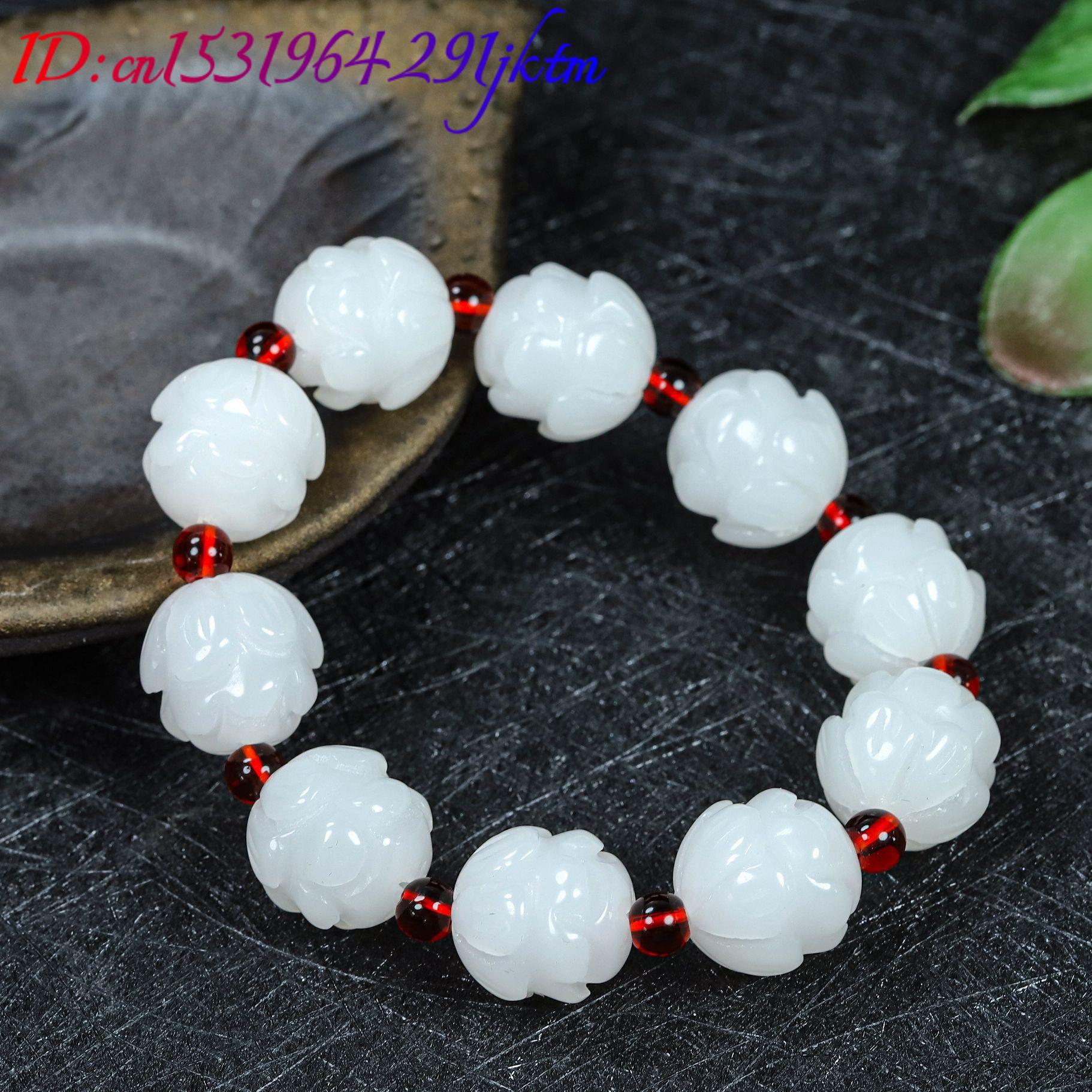 Pulseira de Jade Real Branca c - Women Accessories Jewelry avaliação e preço