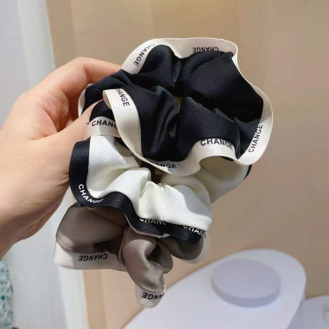 Coreano Banda Carta Scrunchie  - Hair Tie Velvet avaliação e preço