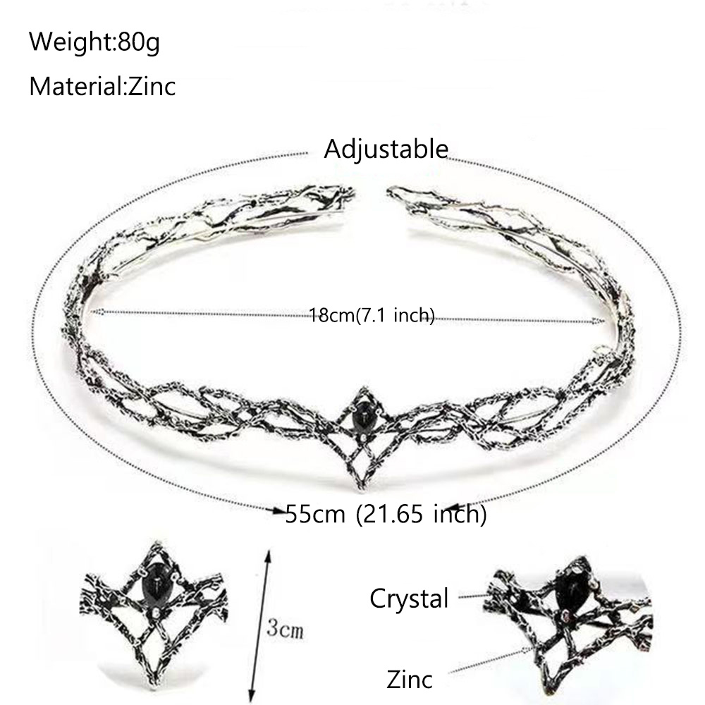 Tiaras de Cabelo Vintage Ajust - Women'S Accessories List avaliação e preço