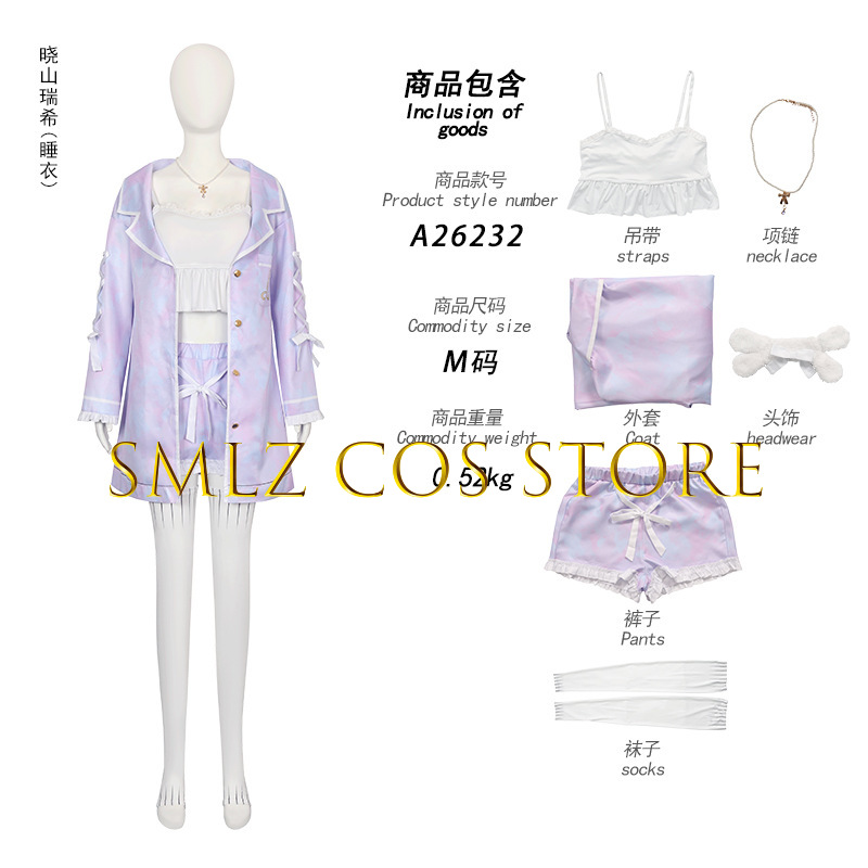 2026 Anime Akiyama Mizuki Asah - Women Accessories Set avaliação e preço