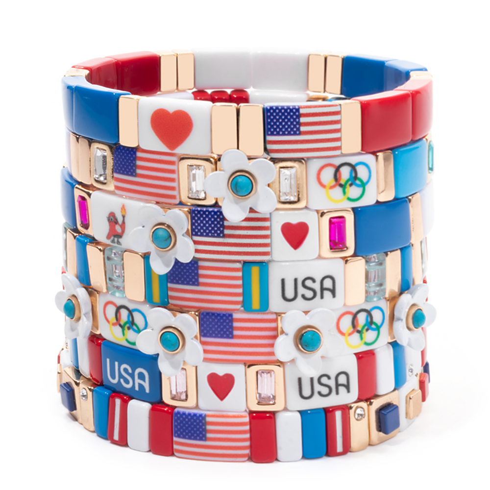 Novas Pulseiras Patrióticas 20 - Women Accessories Usa avaliação e preço