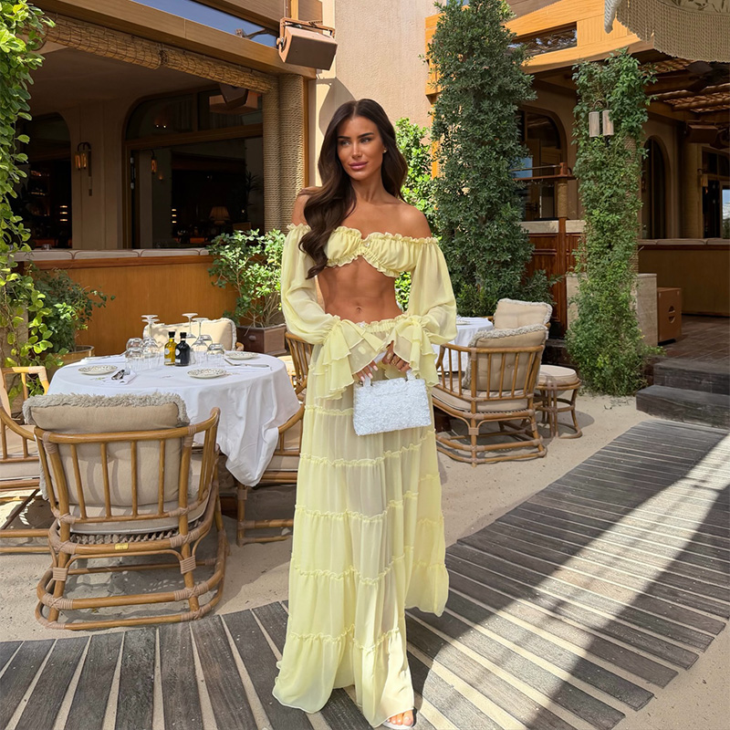 Conjunto de Saia Maxi e Top Cr - Women'S Vacation Accessories avaliação e preço