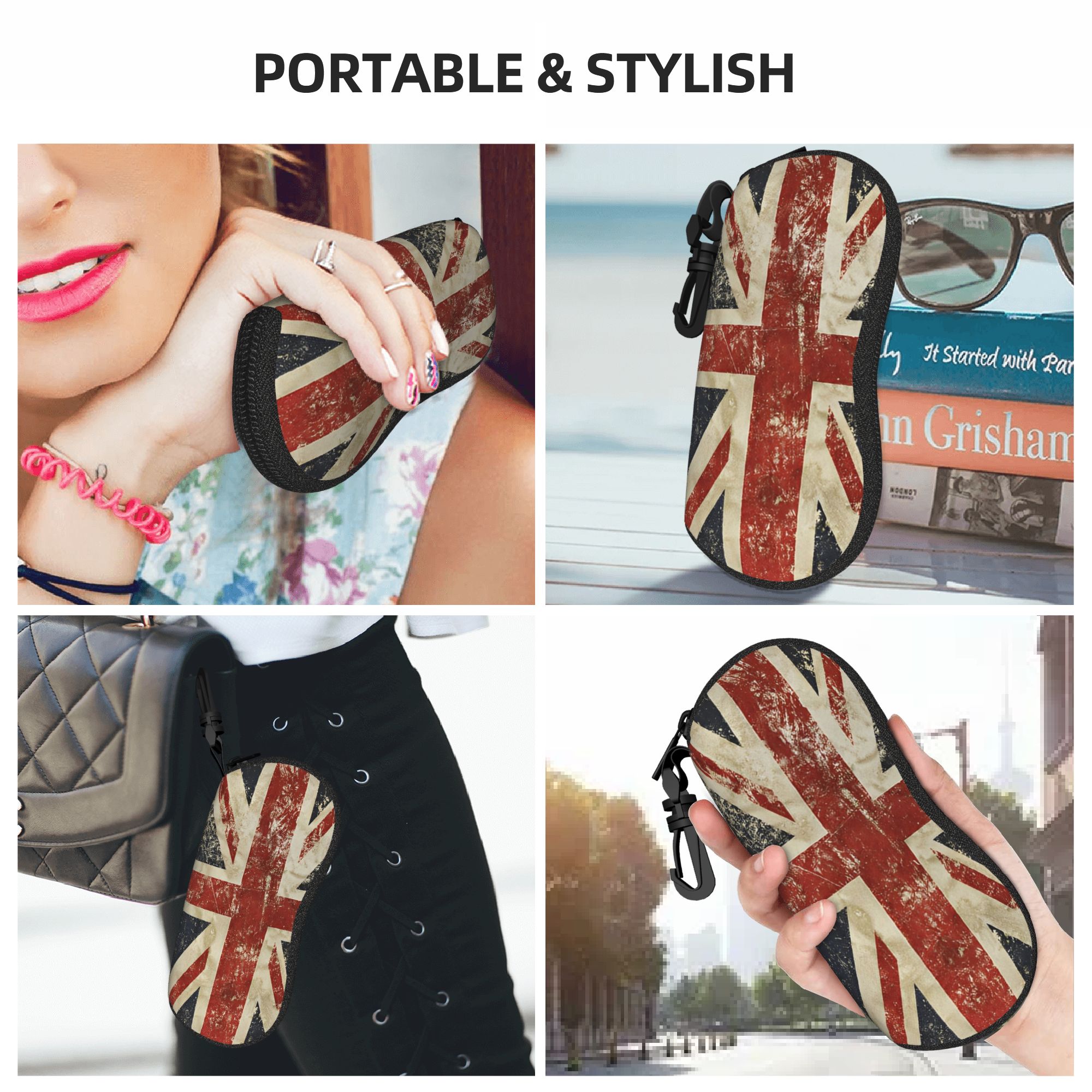 Estojo para óculos com bandeir - Women'S Accessories Uk avaliação e preço
