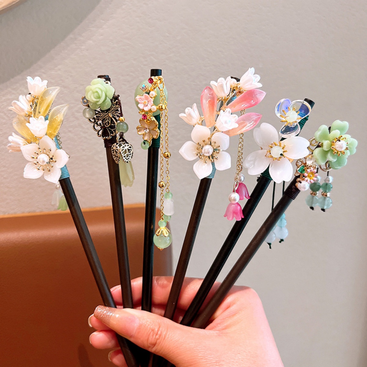 Grampo de cabelo de madeira co - Women Accessories For Hand avaliação e preço