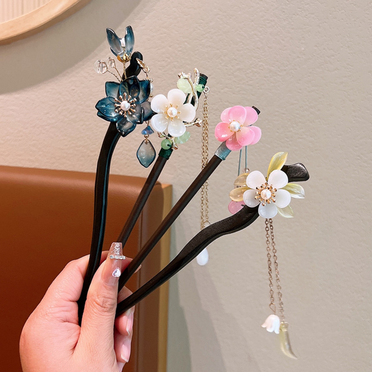 Grampo de cabelo de madeira co - Women Accessories For Hand avaliação e preço